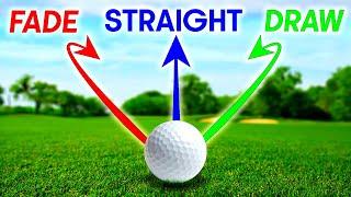 How to SHAPE any GOLF SHOT - How to hit a DRAW | Hit a Fade | Hit it Straight | Hit it High or Low