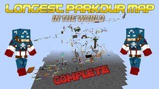 longest parkour map in minecraft complete! 1k special