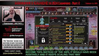 Gaarawarr's Guide to 2024 Champions, Part 4