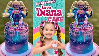 LOVE DIANA CAKE | DIANA AND ROMA | SURPRISES AND SWEETS | DRIP CAKE!