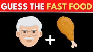 Can You Guess The Fast Food Restaurant By Emojis? | Fast Food Quiz