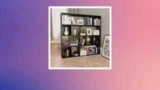 Room Divider/Book Cabinet Black 110x24x110 cm Chipboard