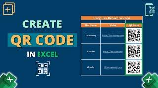 How to Create QR Code in Excel