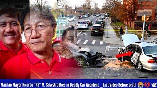 Marilao Mayor Ricardo “RS” M. Silvestre Dies in Deadly Car Accident _Last Video Before death ️