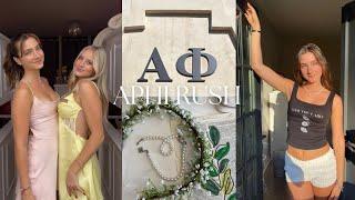 APHI RUSH | recruitment, week at ucla & bid day