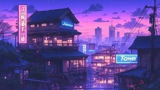 Lofi Hip Hop Beats  Nostalgic Retro Vibes & 1980s & 90s Japanese Town Ambience  Lofi Rain Playlist