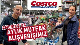 AMERİKA'DA AYLIK MUTFAK ALIŞVERİŞİMİZ/Costco Alışverişimiz Ne Kadar Tuttu? ~101