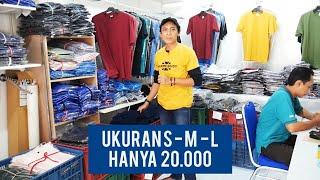 DISTRIBUTOR KAOS POLOS MURAH | Jual Kaos Katun Oblong Lengan Pendek