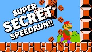 Ultimate World 1-1 SPEEDRUN Trick in Super Mario Bros. (NES)!!