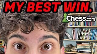 MY STRONGEST WIN ON CHESS.COM!!!