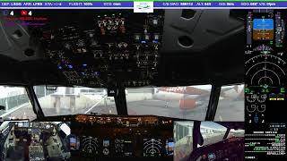 ️ Flight from Genève (LSGG) to Nantes (LFRS) ️ MSFS  HOMECOCKPIT 737 FR IVAO ️