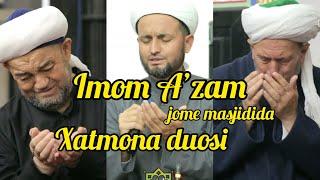 Xatmona duosi Imom A’zam jome masjidida Qamariddin qori