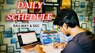 Daily Schedule For Upcoming Exams | Railway Ssc Aspirants