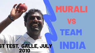 Murali vs Sachin: Greatest Test Bowler Gets Out Greatest Batsman