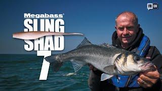 Bass fishing with the Megabass Sling Shad 7" soft lure