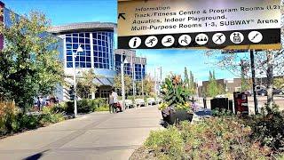 Walking Tour Inside Recreation Center At Terwillegar Community Edmonton Canada