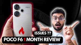 POCO F6 5G 1 Month REVIEW Issues & Performance