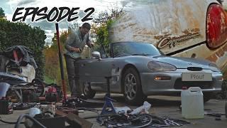 The flood was not the biggest issue of this Suzuki Cappuccino. Episode 2 : first drive