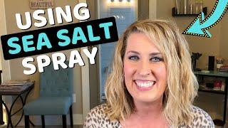 Using Sea Salt Spray | Achieve Beach Waves Without A Curling Iron