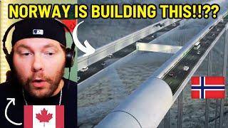 Canadian Reacts to Norway's $50 Billion FLOATING HIGHWAY Construction Project!!!