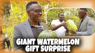 FULL VIDEO OF HOW OGA OBINNA AND DEM WA FACEBOOK WERE  GIFTED A GIANT WATERMELON