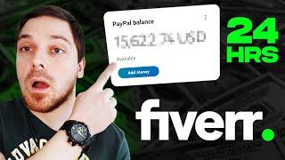 From $0 To $500/DAY With FIVERR DROP SERVICING (24 Hour Challenge!)