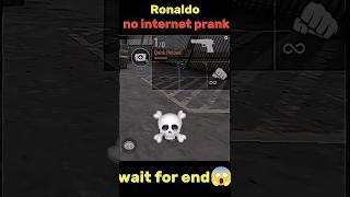 RONALDO NO INTERNET PRANK IN LONE WOLF  #shorts #freefire #foryou