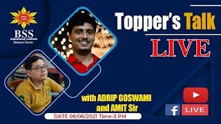 Topper's Talk with Adrip Goswami & Amit Sir