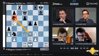 Magnus Carlsen- Queen Sacrifice| Speed Chess Championship Semifinal- Highlights