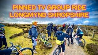 Pinned TV group ride LONGMYND Shropshire