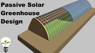 Passive Solar Greenhouse Design