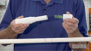 How To Repair PVC Pipe Using a Slip Fix