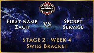 SMITE 2 Founder's Series - Stage 2 Swiss - NA Week 4 - Secret Service vs First Name Zach