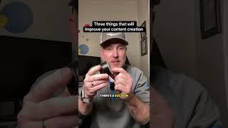 Video Description: “If you’re starting as a content creator, these three things will make a HUGE