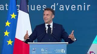 Rencontre Entrepreneuriale Maroc-France : M. Emmanuel Macron, Président de la République Française