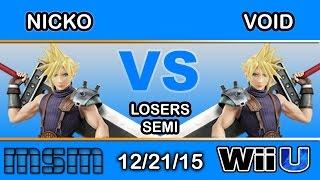MSM 29 – 2Scoops | Nicko (Cloud) Vs. VoiD (Cloud) Losers Semi - Smash Wii U