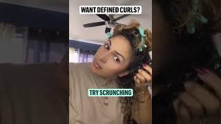 Fine Curls Falling Flat? Do This  Get INSTANT DEFINITION| #curlyhair #curldefinition #shorts