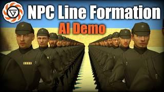 NPC Line Formation AI Demo! | VJ Base | Garry's Mod