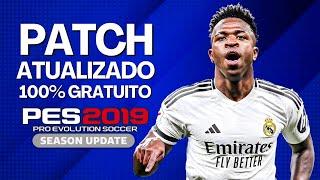 PATCH PES 2019 ATUALIZADO TEMPORADA 25 COM FACES E UNIFORMES E TRANSFERÊNCIAS | PES 2019 ATUALIZADO