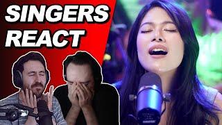 Singers React to Gigi De Lana - FIy Me To The Moon | Reaction