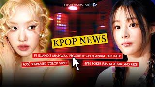 Kpop News: Rosé Broke Taylor Swift Record! HYBE Owed Government $90,000! Kakao AI Use Wonyoung!