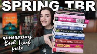 Announcing Book Troop picks, Screaming Color TBR, reading and video plans for March and April! 🩷