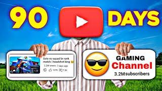 Long gaming uploaded challenge for 90 days | Monetize Challenge( 100% real results)