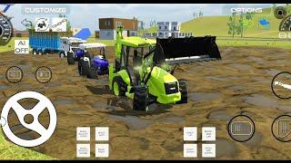 Drive tractor  and jcb tochan  From dumper  in Game#thar #boler #scorpio #car   #gameplay