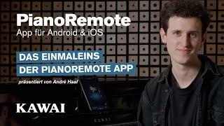 Das Einmaleins der PianoRemote App (Deutsch)