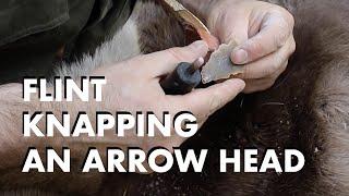 Flint Knapping an Arrow Head