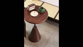 Hozota Dining Room Furniture Round Wooden Modern Coffee Table    #Table  #Coffee  #furniture