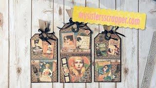 Graphic 45 Vintage Hollywood Tags