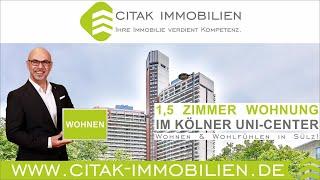 Immobilien Köln -  1,5 Zimmer Appartement im Unicenter in Köln-Sülz