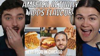 Brits React to 6 MUST EAT American Foods in Chicago!